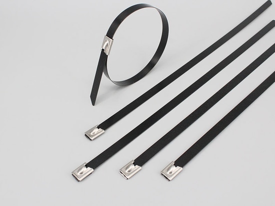 بست کمربندی استیل با روکش اپوکسی ۳۰ سانتی متر